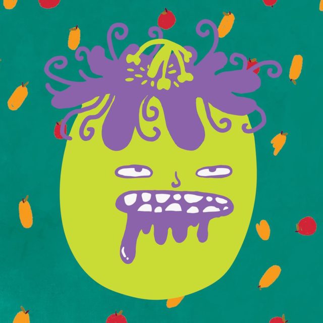 Droolin’ fruits? Seems like it should be a thing. Some NC native fruits #illustration for some @steelstringbrewery #yuzu #pawpaw and #maypop beers coming up.